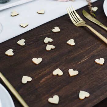 Wooden Heart Reusable Table Confetti, 2 of 2