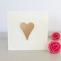 Love Heart Handmade Anniversary Card, thumbnail 3 of 6