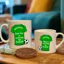 Personalised Daddy And Me Watching Football Mugs, thumbnail 5 of 6