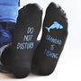 Do Not Disturb, Personalised Fishing Socks, thumbnail 1 of 3