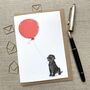 Personalised Labrador Puppy Birthday Card, thumbnail 1 of 4