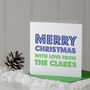 Personalised Merry Christmas Card, thumbnail 2 of 5