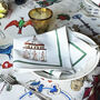 Set Of Six 'Adonis' Linen Napkins, thumbnail 10 of 12