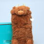 Christmas Highland Brown Cow Hot Water Bottle, Boxed, thumbnail 1 of 4