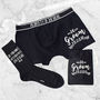So You Don't Get Cold Feet, Groom's Underwear Set, thumbnail 1 of 8