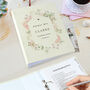 Personalised Ring Bound Wedding Planner – Floral Design, thumbnail 3 of 12