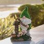Solar Gonk Garden Ornaments LED Novelty Statue, thumbnail 3 of 5