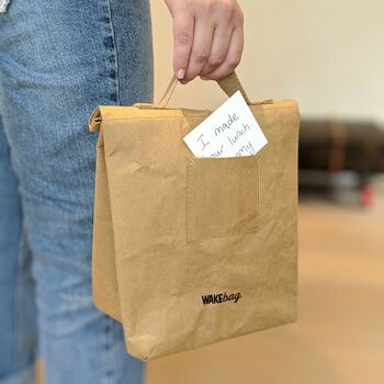 Personalised Sustainable Vegan Lunch Bag, 7 of 9