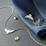 Sterling Silver Falcon Necklace, thumbnail 3 of 5