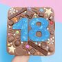 Xl Chocolate Slab With Numbers, thumbnail 6 of 10