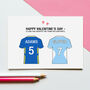 Personalised Football Team Valentine's Card, thumbnail 2 of 4