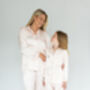 Personalised Girl's Pink Silky Pyjama's, thumbnail 6 of 7