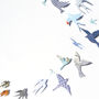 Personalised Retirement Birds Papercut, thumbnail 5 of 5
