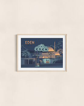 Eden Nightclub Ibiza Travel Poster Art Print, 3 of 8