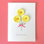 Get Well Soon Paper Daisy Posy Card, thumbnail 1 of 10