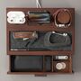Wooden Charging Station For Men The Hub, thumbnail 4 of 7