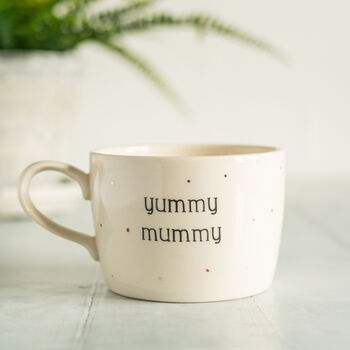 Yummy Mummy Handmade Spotty Mug, 2 of 4
