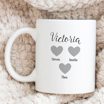 Personalised My Loves Heart Mug, 2 of 2