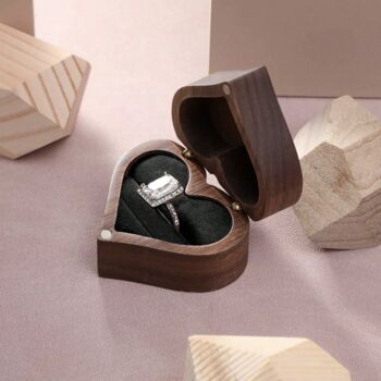 Personalised Heart Ring Box, 2 of 2