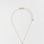 Vintage Roses Gold Framed Chain Necklace, thumbnail 5 of 8
