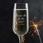 Personalised Christmas Prosecco Glass For Her, thumbnail 1 of 4