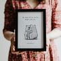 Personalised My Smiles Begin With You Friendship Print, thumbnail 5 of 6
