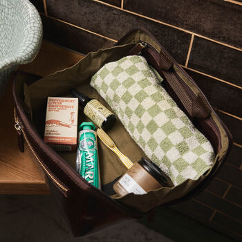 Personalised Canvas Lay Flat Wash Bag, 5 of 5