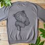 Cocktail And Bear Jumper Men's, thumbnail 3 of 8