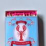 Large Lobster Matchbox, thumbnail 1 of 6