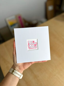 Love Actually Is All Around Mini Art Print, 3 of 8