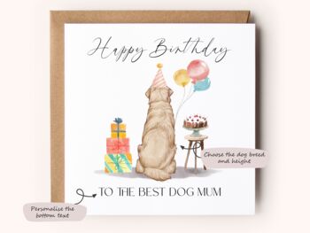 Personalised Dog Birthday Card, 2 of 6