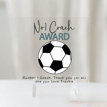 Personalised Thank You Football Coach Award Plaque, 5 of 5
