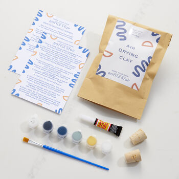 Make Your Own Clay Bottle Stop Craft Kit, 4 of 6