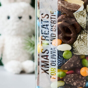 Personalised Childrens Christmas Treat Jar, 3 of 4
