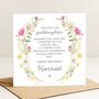Daisy Birthday Poem Card Personalised For Goddaughter, thumbnail 2 of 7