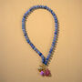 Blue And Pink Gingham Toggle Necklace, thumbnail 3 of 4