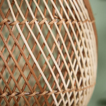 Teardrop Diamond Woven Pendant Shade, 4 of 4