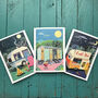 Outdoors Carft Beer Real Ale Caravan Blank Card, thumbnail 2 of 4