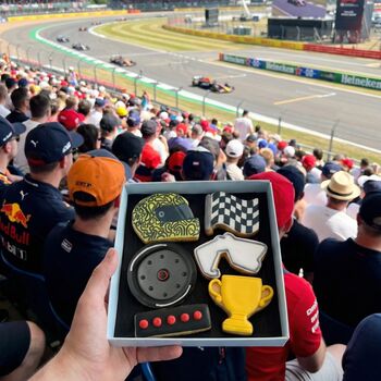Motor Racing Vanilla Biscuit Box, 3 of 6