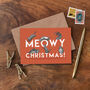 Pack Of Eight Festive Cat Christmas Cards, thumbnail 7 of 7