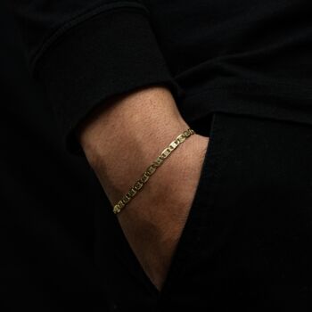 Gold Plated Heart Valentino Bracelet For Men / Women, 4 of 12
