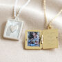 Personalised Vintage Style Book Locket Necklace, thumbnail 3 of 11