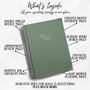 52 Weeks Of Me And You Luxury Linen Pregnancy Journal, thumbnail 2 of 11