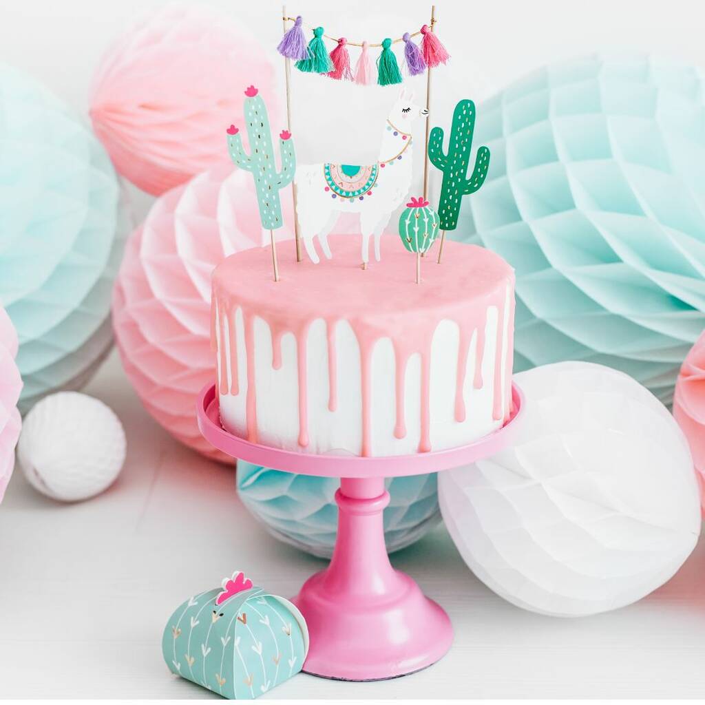 Llama Cake Toppers By Bunting & Barrow
