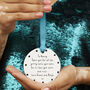 Personalised Message Ceramic Round Christmas Decoration, thumbnail 1 of 8