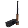 Custom 16 Inch Gunmetal And Dark Leather Telescope, thumbnail 4 of 9