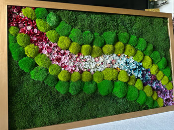 Moss Wall Art With Preserved Flowers, Floral Artwork, 7 of 12