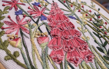 Foxglove Embroidery Kit, 5 of 12