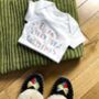 Personalised Name Baby's First Christmas Babygrow, thumbnail 2 of 4