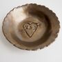 Personalised Gold Ceramic Heart Wedding Engagement Dish, thumbnail 4 of 6
